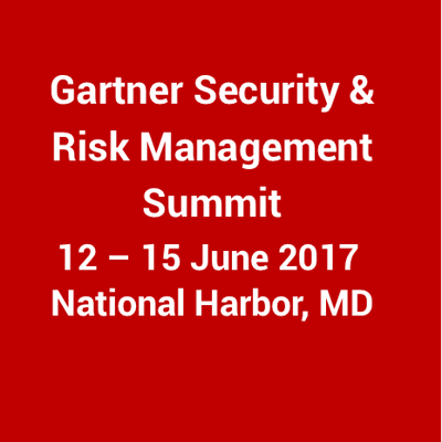 2017 Gartner Security & Risk Management Summit